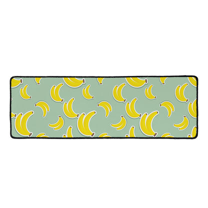 Cute Banana Pattern Print Long Kitchen Mat