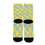 Cute Banana Pattern Print Long Socks