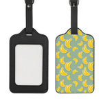 Cute Banana Pattern Print Luggage Tag