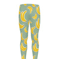 Cute Banana Pattern Print Men's Leggings