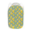 Cute Banana Pattern Print Mesh Laundry Hamper