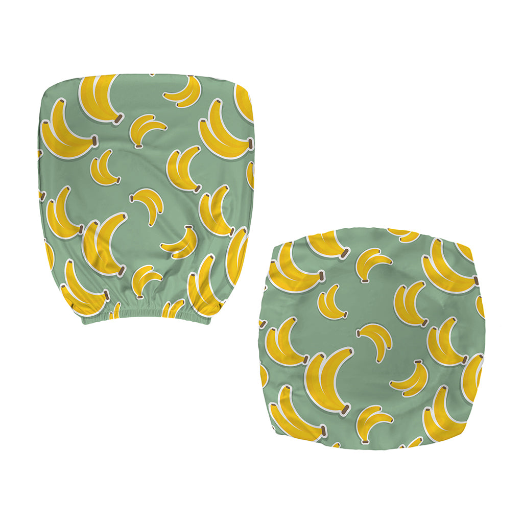 Cute Banana Pattern Print Office Chair Cover