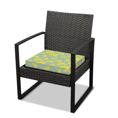 Cute Banana Pattern Print Outdoor Seat Cushion Cover