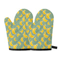 Cute Banana Pattern Print Oven Mitts