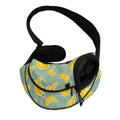 Cute Banana Pattern Print Pet Sling Carrier