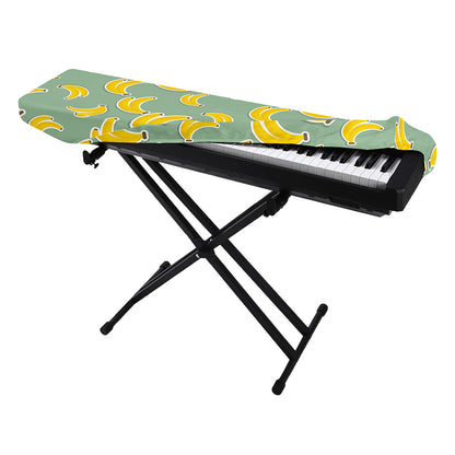 Cute Banana Pattern Print Piano Keyboard Cover