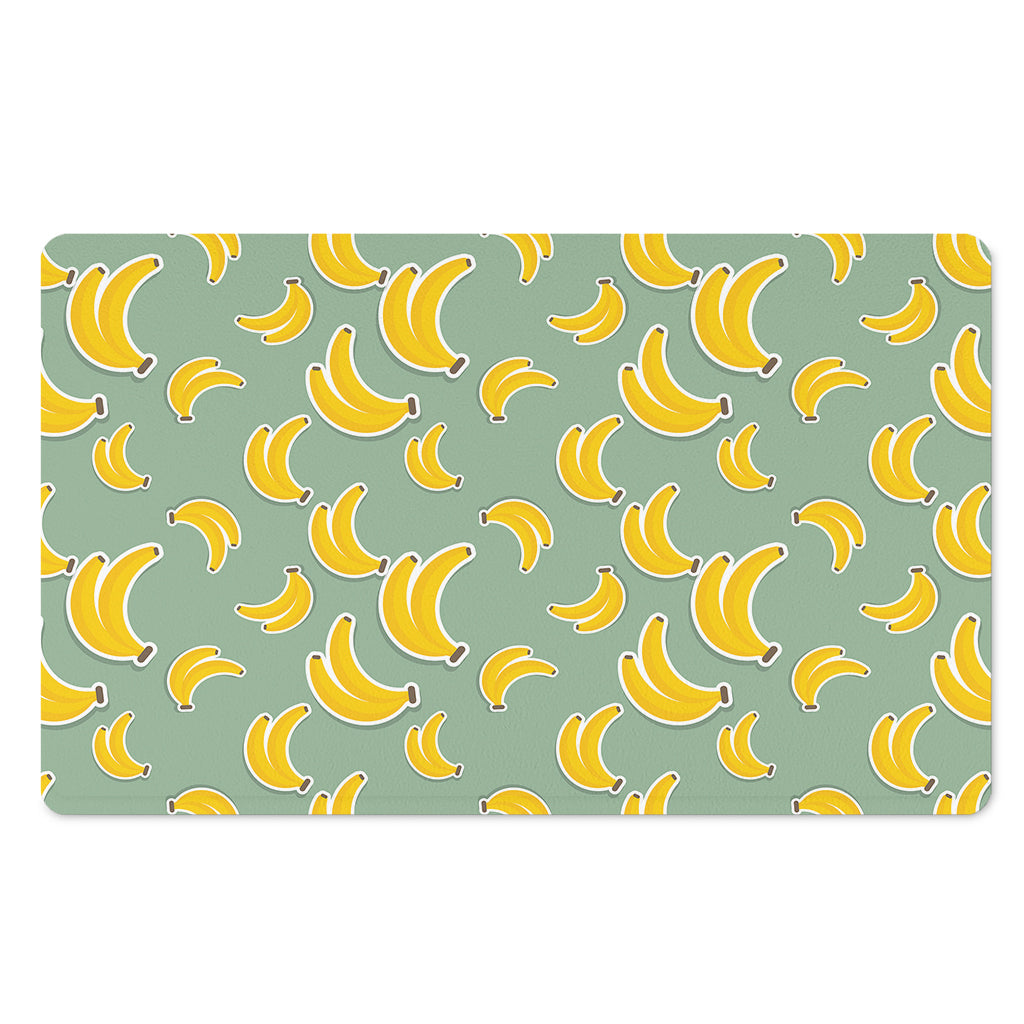 Cute Banana Pattern Print Polyester Doormat