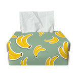 Cute Banana Pattern Print Rectangle Tissue Box Cover