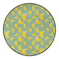 Cute Banana Pattern Print Round Floor Mat