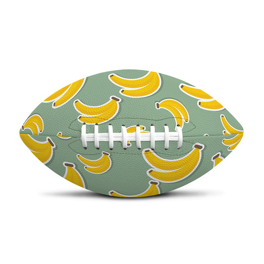 Cute Banana Pattern Print Rugby Ball