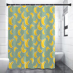 Cute Banana Pattern Print Shower Curtain