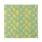 Cute Banana Pattern Print Silk Bandana