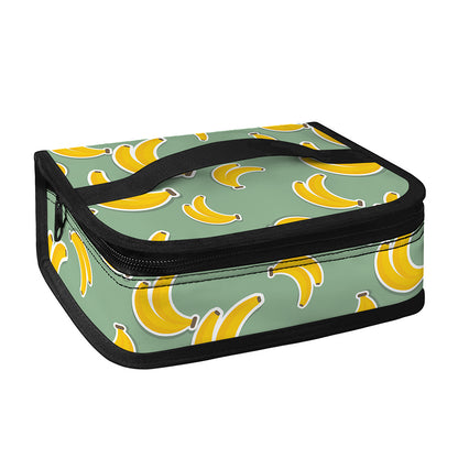 Cute Banana Pattern Print Small Lunch Bag