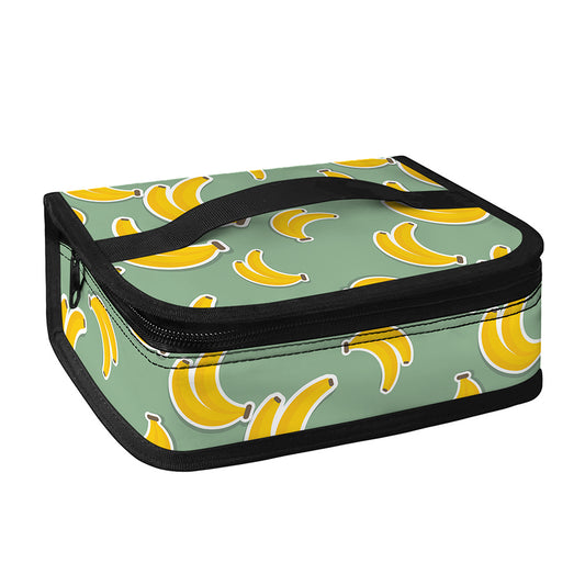 Cute Banana Pattern Print Small Lunch Bag