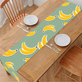 Cute Banana Pattern Print Table Runner