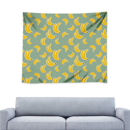 Cute Banana Pattern Print Tapestry