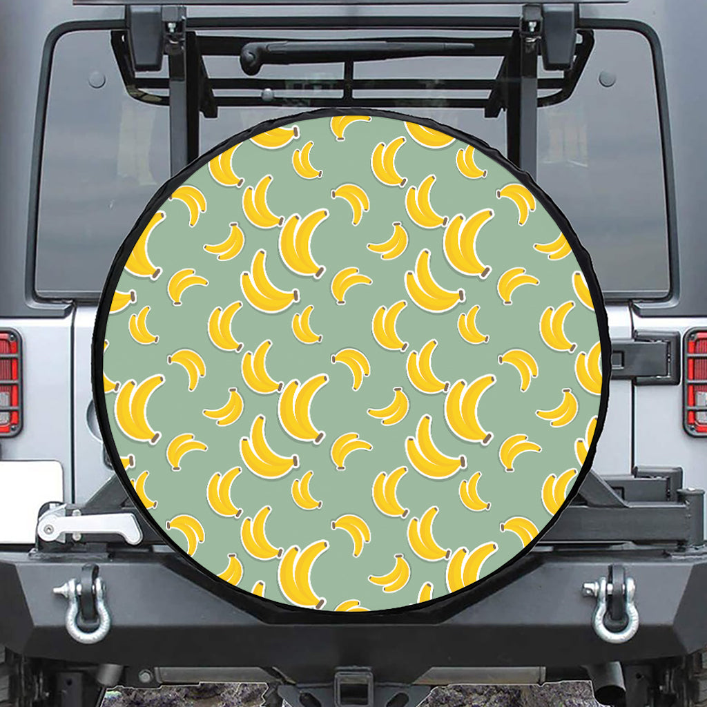 Cute Banana Pattern Print Tire Cover