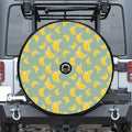 Cute Banana Pattern Print Tire Cover With Camera Hole