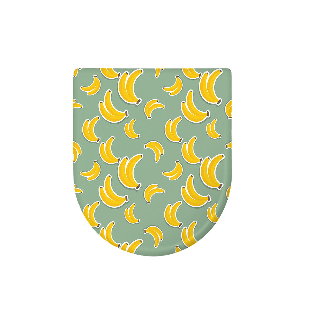 Cute Banana Pattern Print Toilet Lid Cover