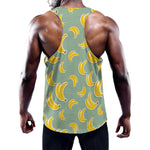 Cute Banana Pattern Print Training Tank Top
