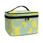 Cute Banana Pattern Print Travel Makeup Bag