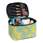 Cute Banana Pattern Print Travel Makeup Bag