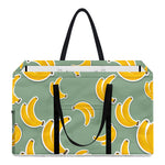 Cute Banana Pattern Print Utility Tote Bag