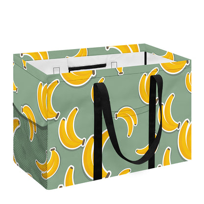 Cute Banana Pattern Print Utility Tote Bag