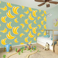 Cute Banana Pattern Print Wall Sticker