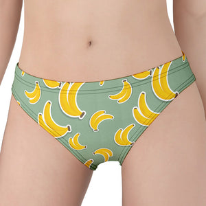 Cute Banana Pattern Print Women's Panties