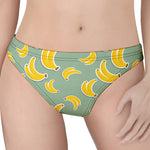 Cute Banana Pattern Print Women's Thong