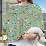 Cute Beagle Puppy Pattern Print Baby Seat Cover