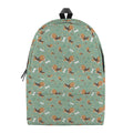 Cute Beagle Puppy Pattern Print School Backpack