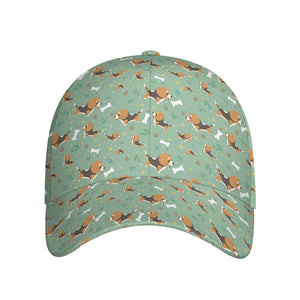 Cute Beagle Puppy Pattern Print Baseball Cap