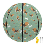 Cute Beagle Puppy Pattern Print Basketball