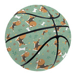 Cute Beagle Puppy Pattern Print Basketball