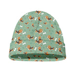 Cute Beagle Puppy Pattern Print Beanie