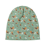 Cute Beagle Puppy Pattern Print Beanie