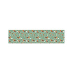 Cute Beagle Puppy Pattern Print Bed Runner