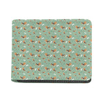 Cute Beagle Puppy Pattern Print Bifold Wallet