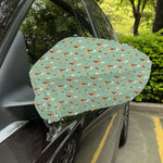 Cute Beagle Puppy Pattern Print Car Side Mirror Covers