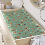 Cute Beagle Puppy Pattern Print Changing Pad Cover