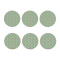 Cute Beagle Puppy Pattern Print Coaster Set