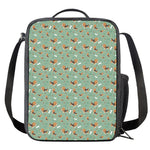 Cute Beagle Puppy Pattern Print Crossbody Lunch Bag