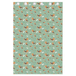 Cute Beagle Puppy Pattern Print Curtain