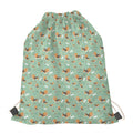 Cute Beagle Puppy Pattern Print Drawstring Bag
