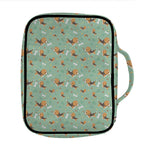 Cute Beagle Puppy Pattern Print Front Pocket Bible Bag