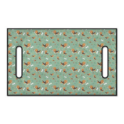 Cute Beagle Puppy Pattern Print Golf Cart Seat Cover