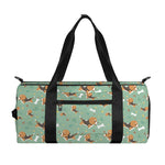 Cute Beagle Puppy Pattern Print Gym Bag