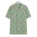 Cute Beagle Puppy Pattern Print Hawaiian Shirt